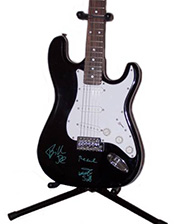 AC/DC Autographed Guitar