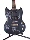 Black Sabbath Autographed Guitar