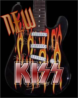 Kiss Signed Guitar